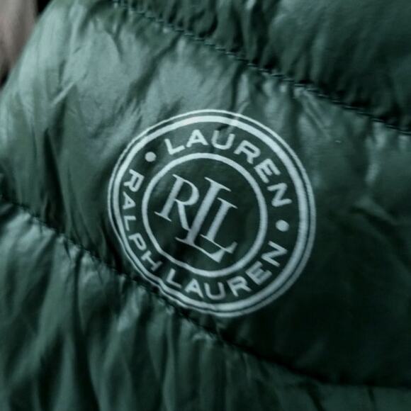 Ralph Lauren Women's size Medium Anorak Lightweight Down Puffer Jacket Preppy - Picture 5 of 13